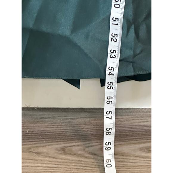 Alfred Sung NWT Green Strapless Draped Bodice Column Dress Oversized Bow 16 - Picture 8 of 9